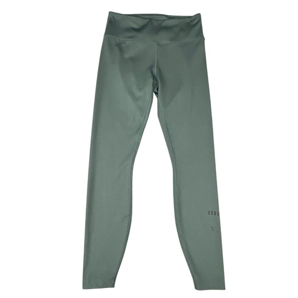 NOBULL Leggings Womens M Green Sage Olive Active Training Gym Workout Yoga